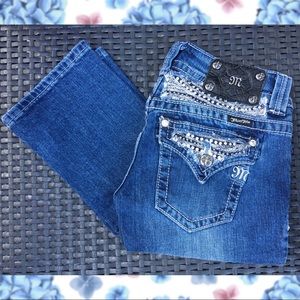 Miss Me Capri Blue Jeans Size 26